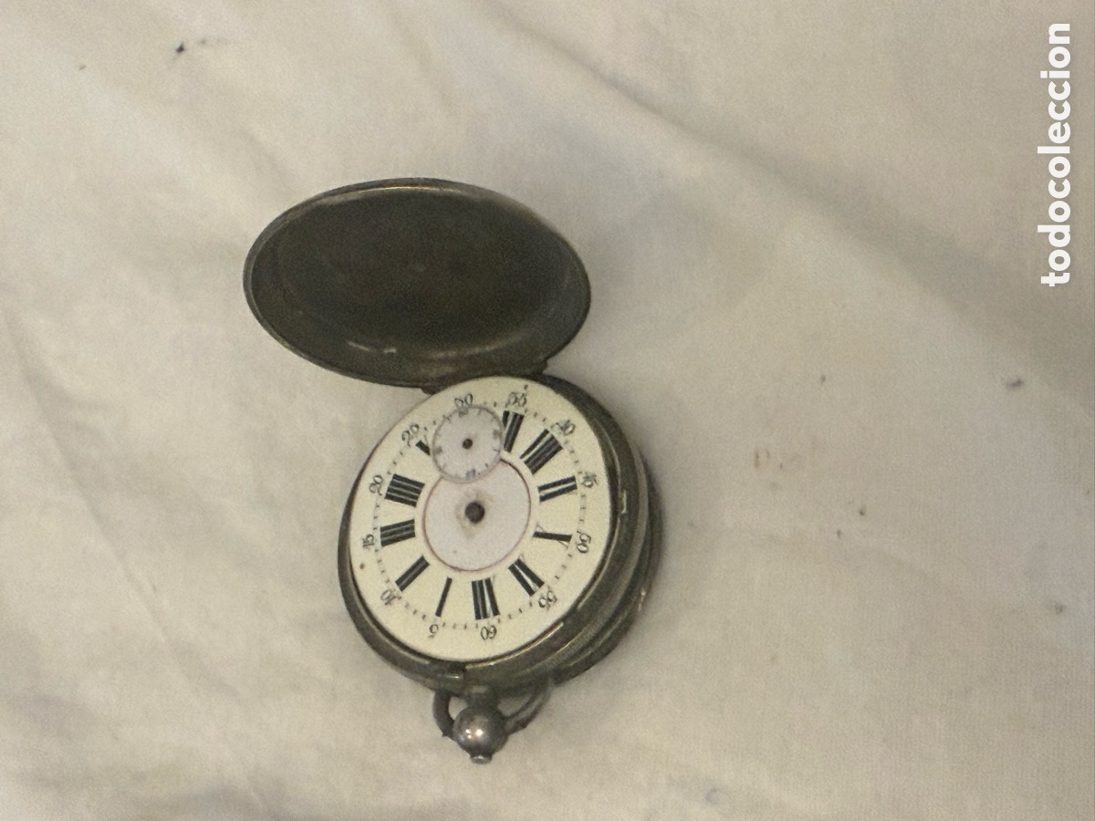 Relojes de bolsillo: Reloj de bolsillo ROBERT ROSKELL LIVERPOOL &ndash; plata &ndash; siglo XIX &ndash; 5 cm &ndash; para restaurar