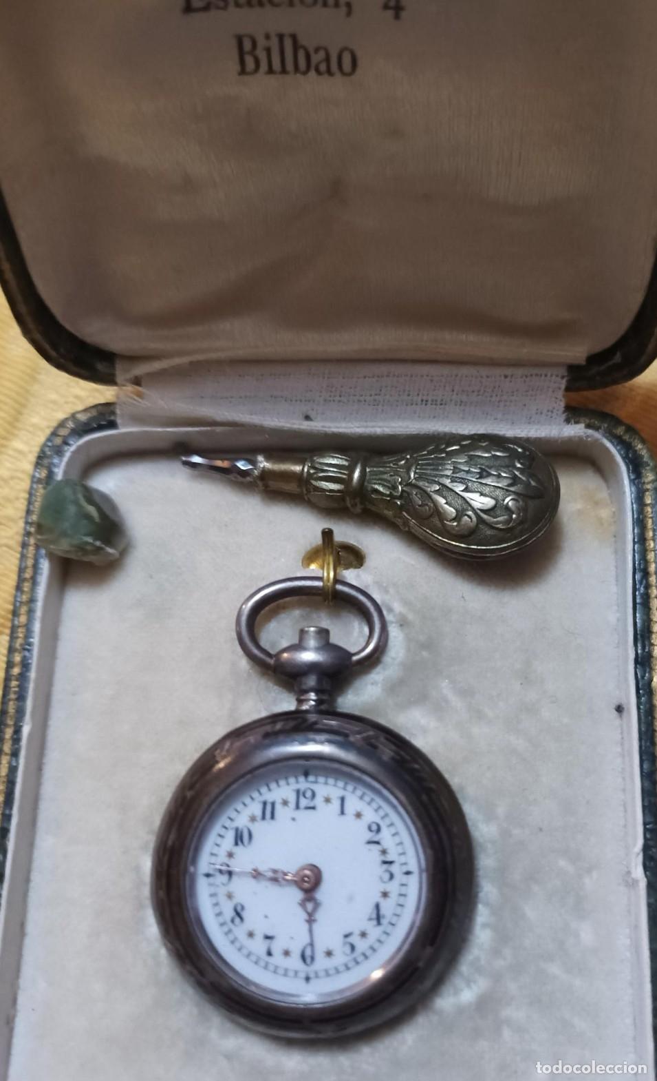 Relojes de bolsillo: Reloj de bolsillo de esmaltado. - Foto 2