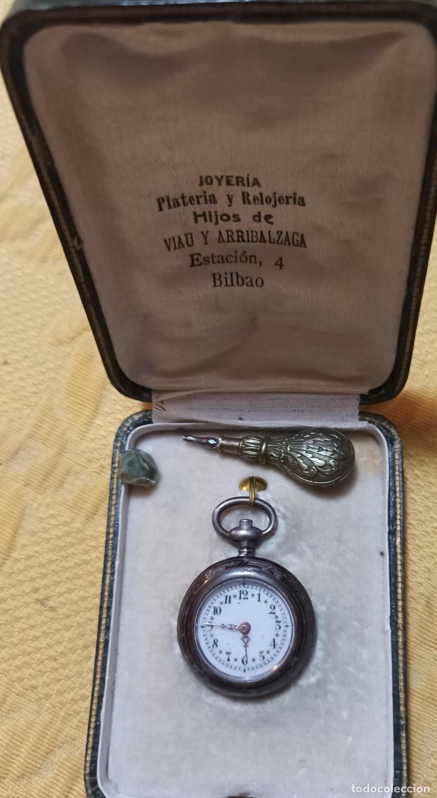 Relojes de bolsillo: Reloj de bolsillo de esmaltado. - Foto 3