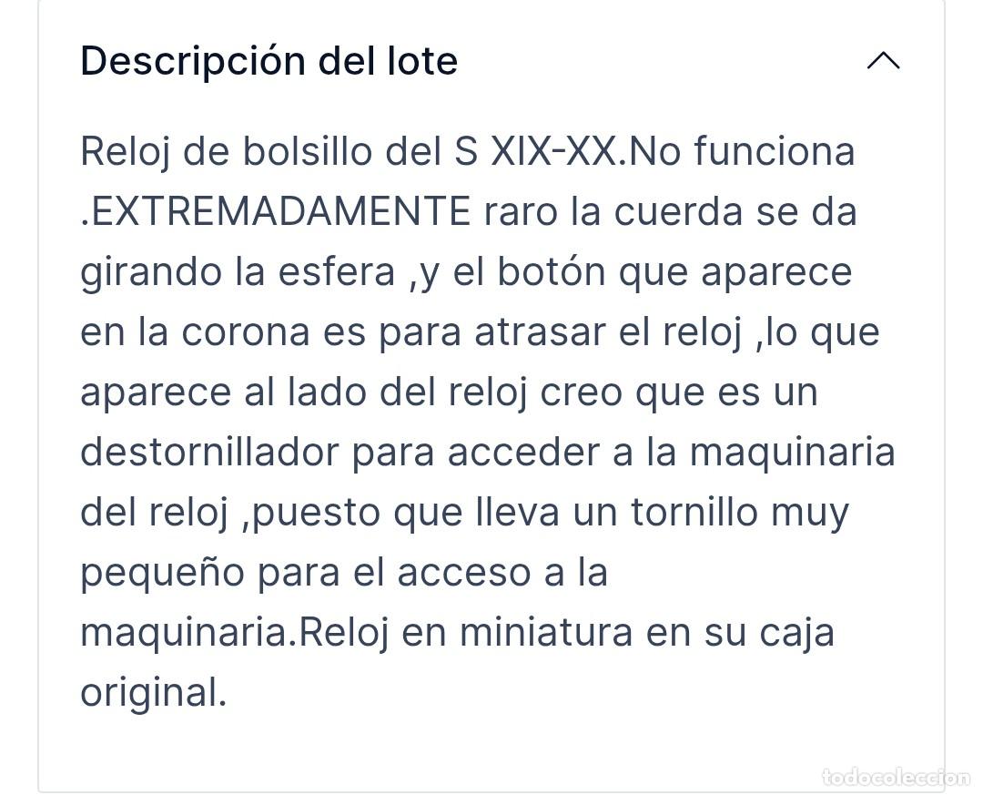 Relojes de bolsillo: Reloj de bolsillo de esmaltado. - Foto 12