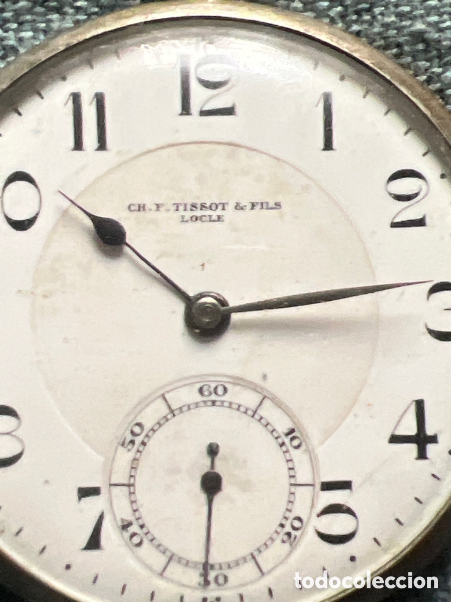 Relojes de bolsillo: TISSOT de plata .Funcciona - Foto 2