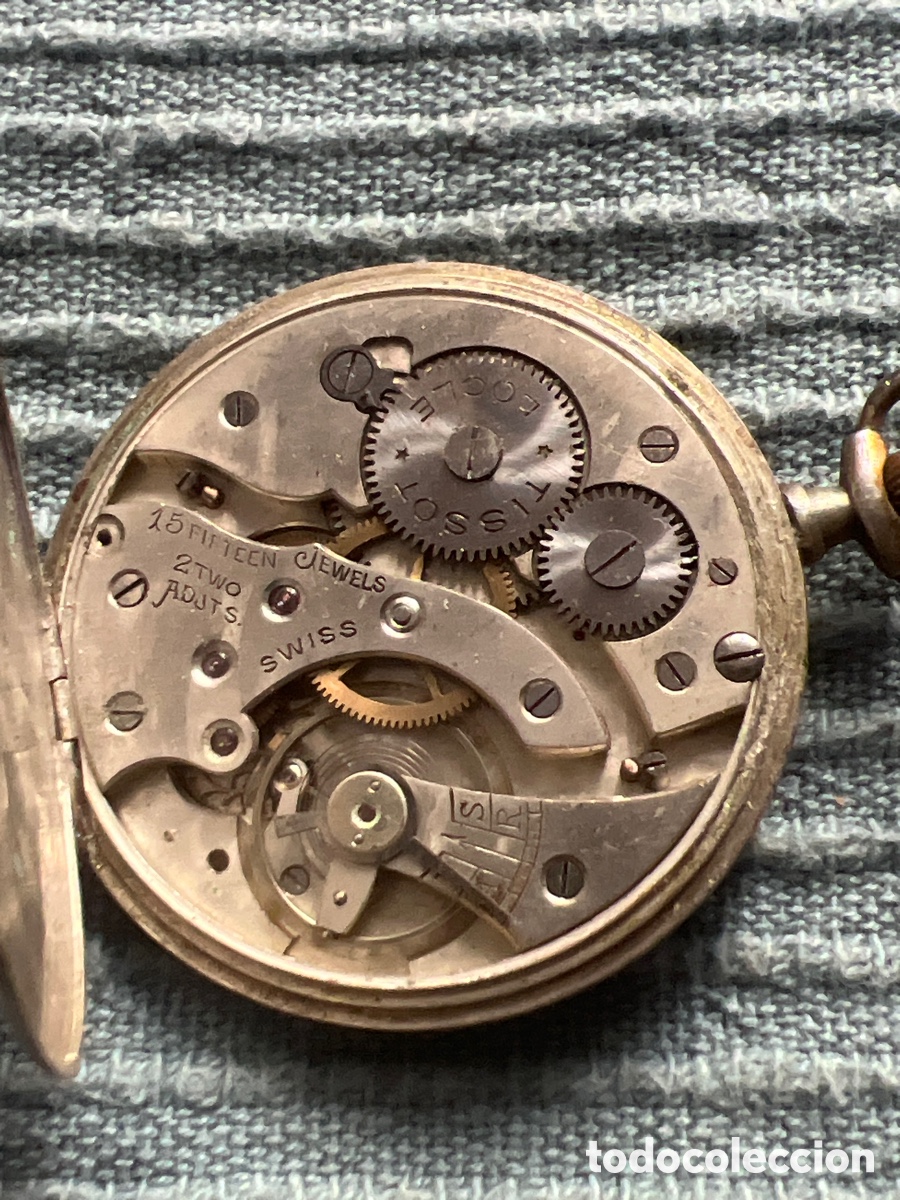 Relojes de bolsillo: TISSOT de plata .Funcciona - Foto 4