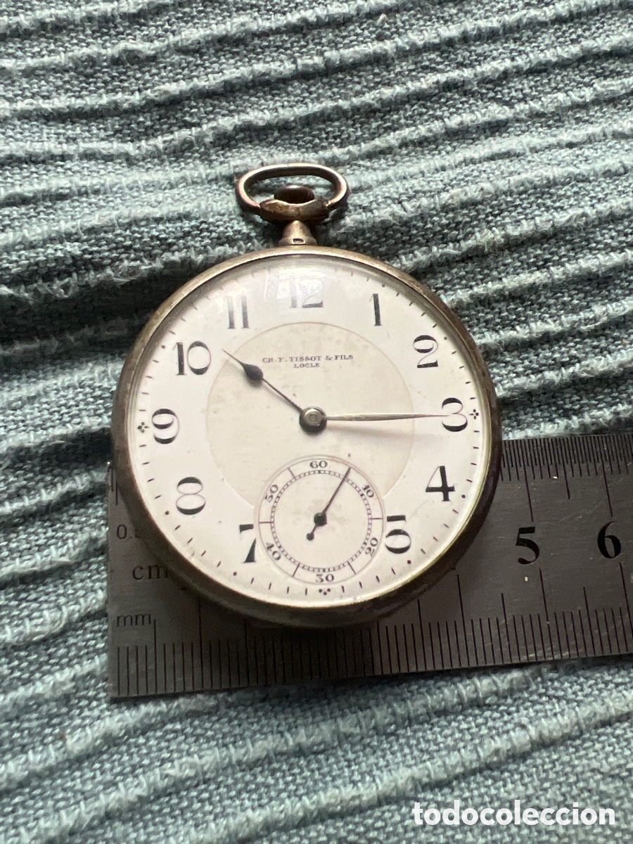 Relojes de bolsillo: TISSOT de plata .Funcciona - Foto 5