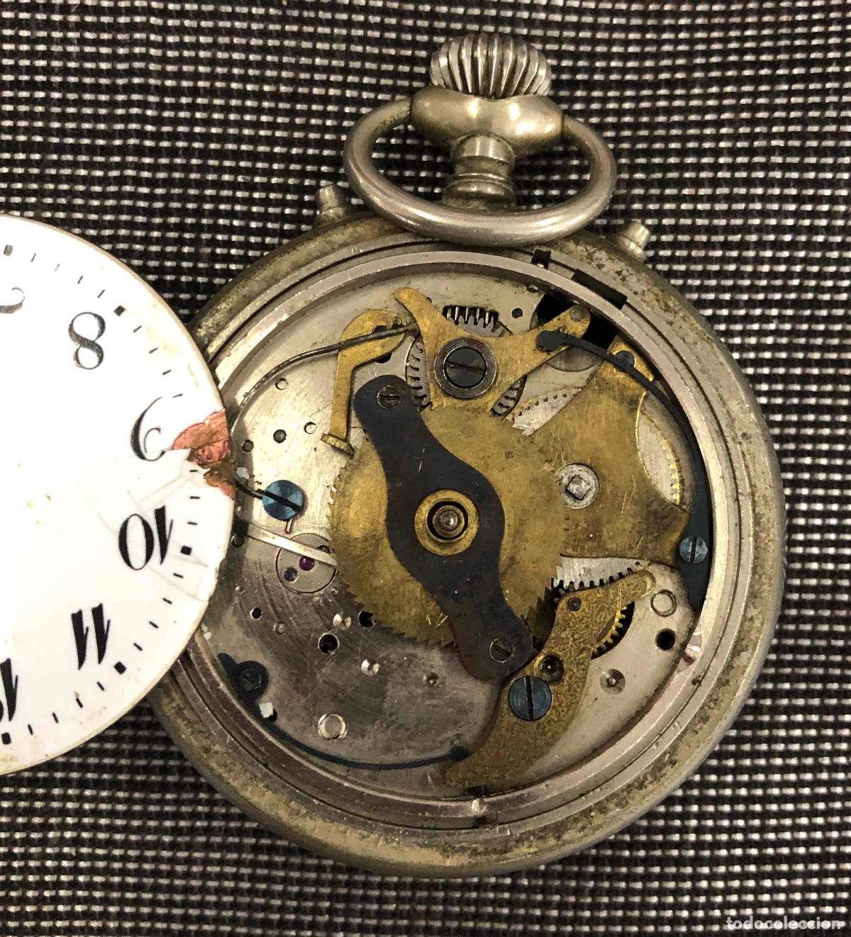 Relojes de bolsillo: RELOJ DE BOLSILLO SIN MARCA. NO FUNCIONA. PARA DESPIECE - Foto 2