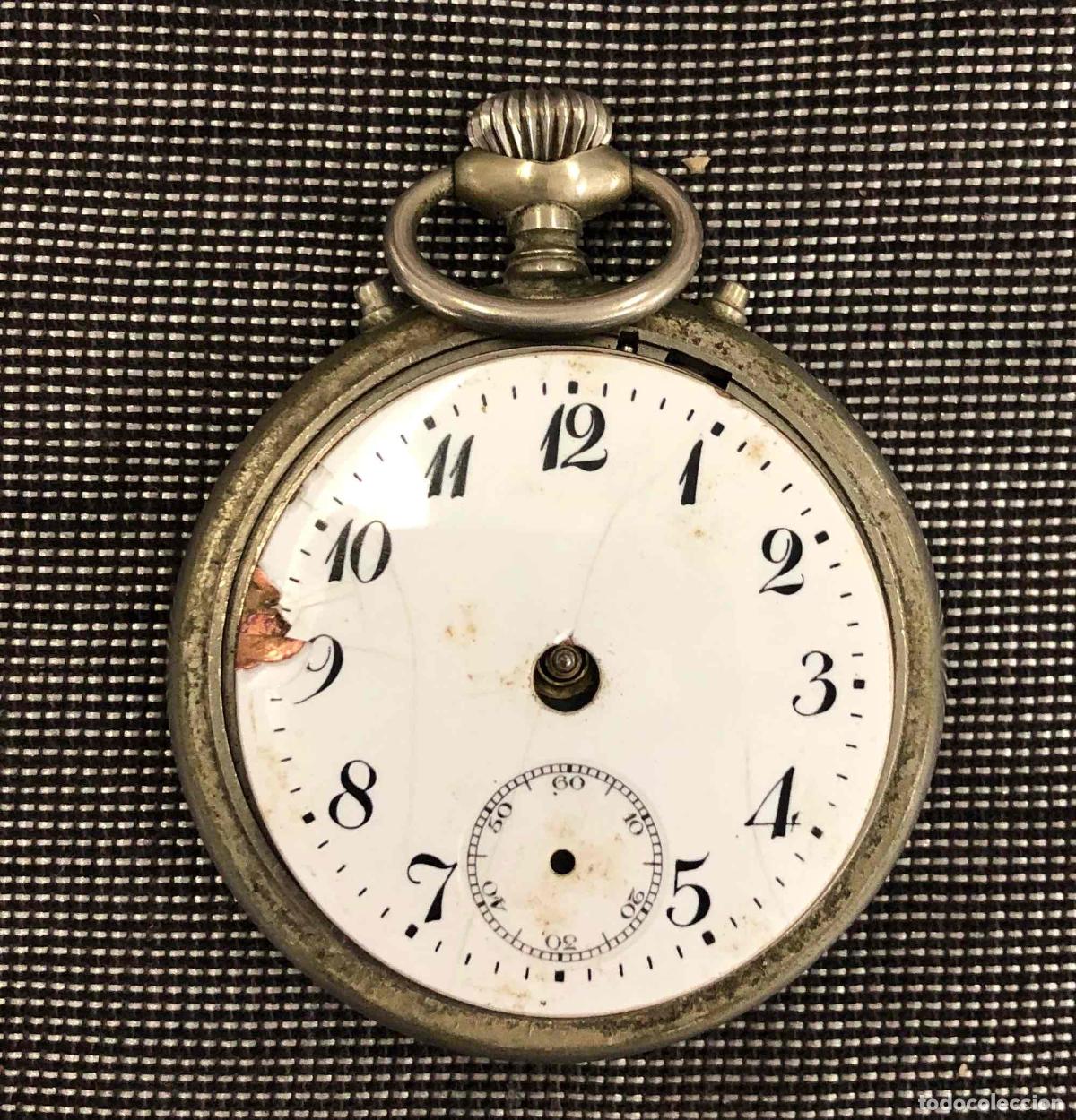 Relojes de bolsillo: RELOJ DE BOLSILLO SIN MARCA. NO FUNCIONA. PARA DESPIECE