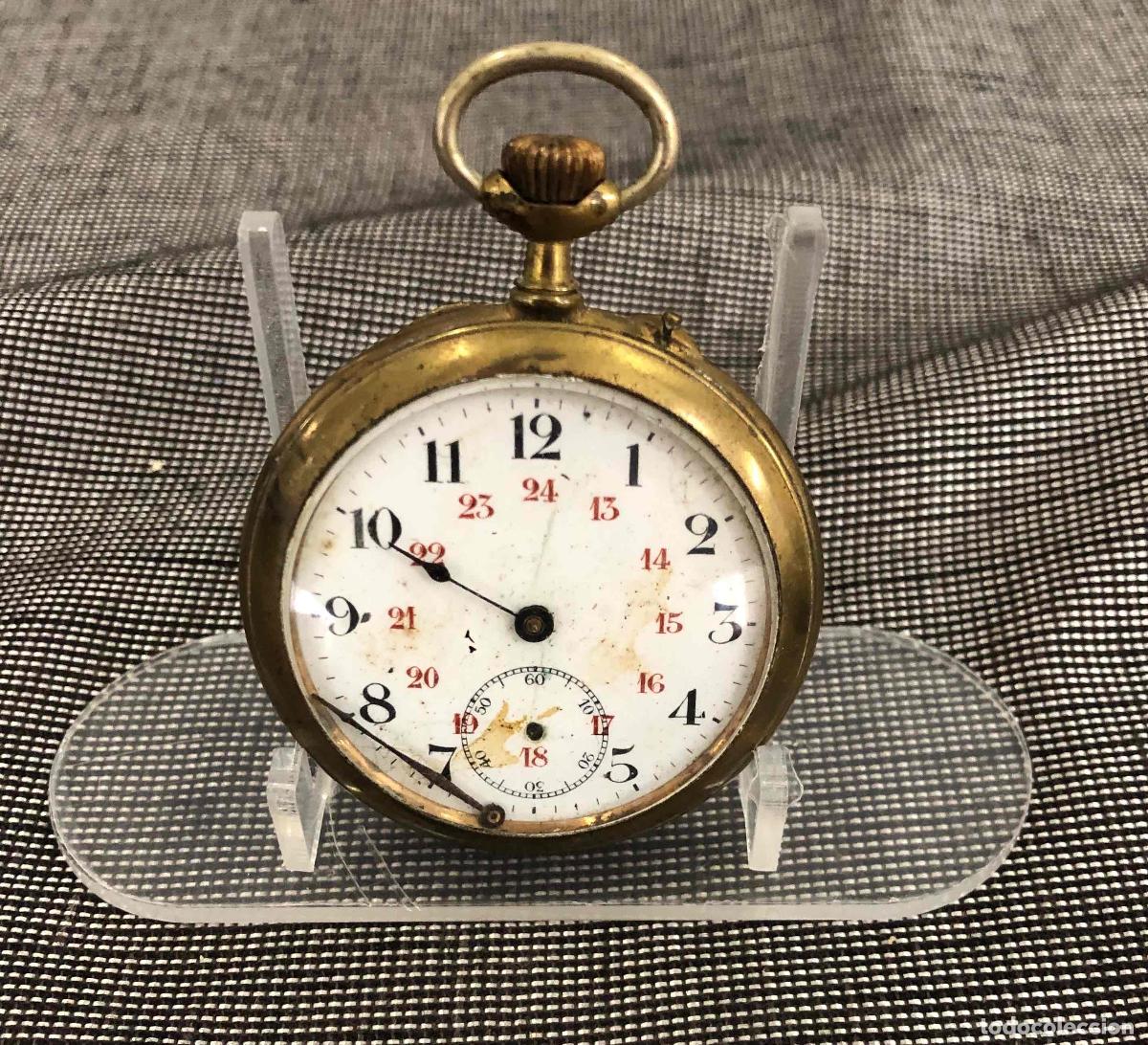 Relojes de bolsillo: RELOJ DE BOLSILLO SIN MARCA. NO FUNCIONA. PARA DESPIECE