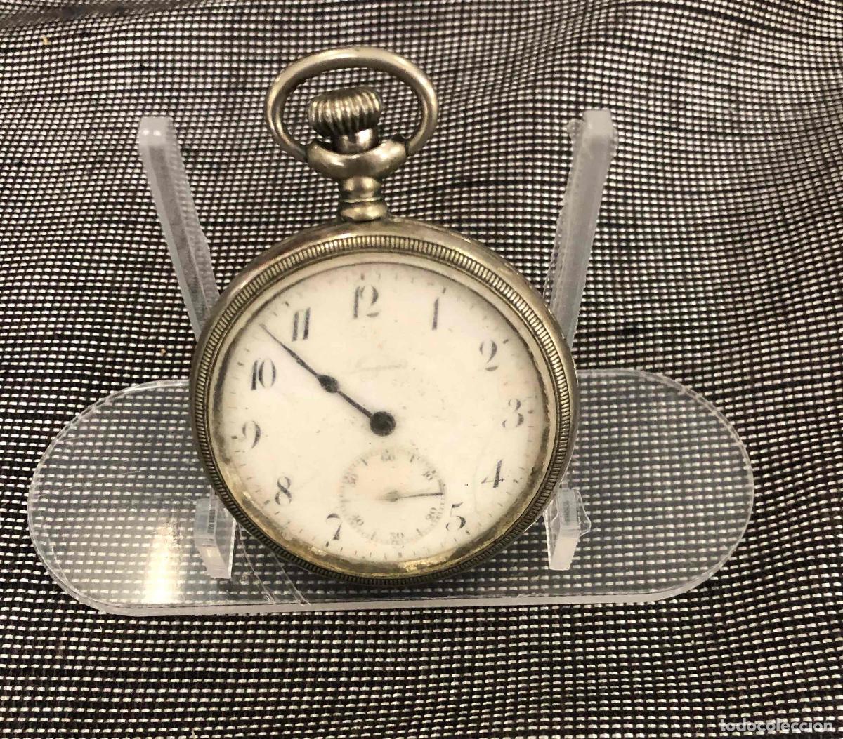 Relojes de bolsillo: RELOJ DE BOLSILLO LONGINES. NO FUNCIONA - Foto 1