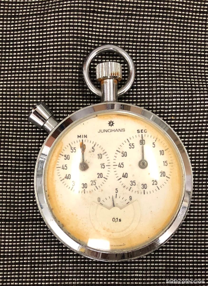 Relojes de bolsillo: CRONOMETRO JUNGHANS. NO FUNCIONA - Foto 1