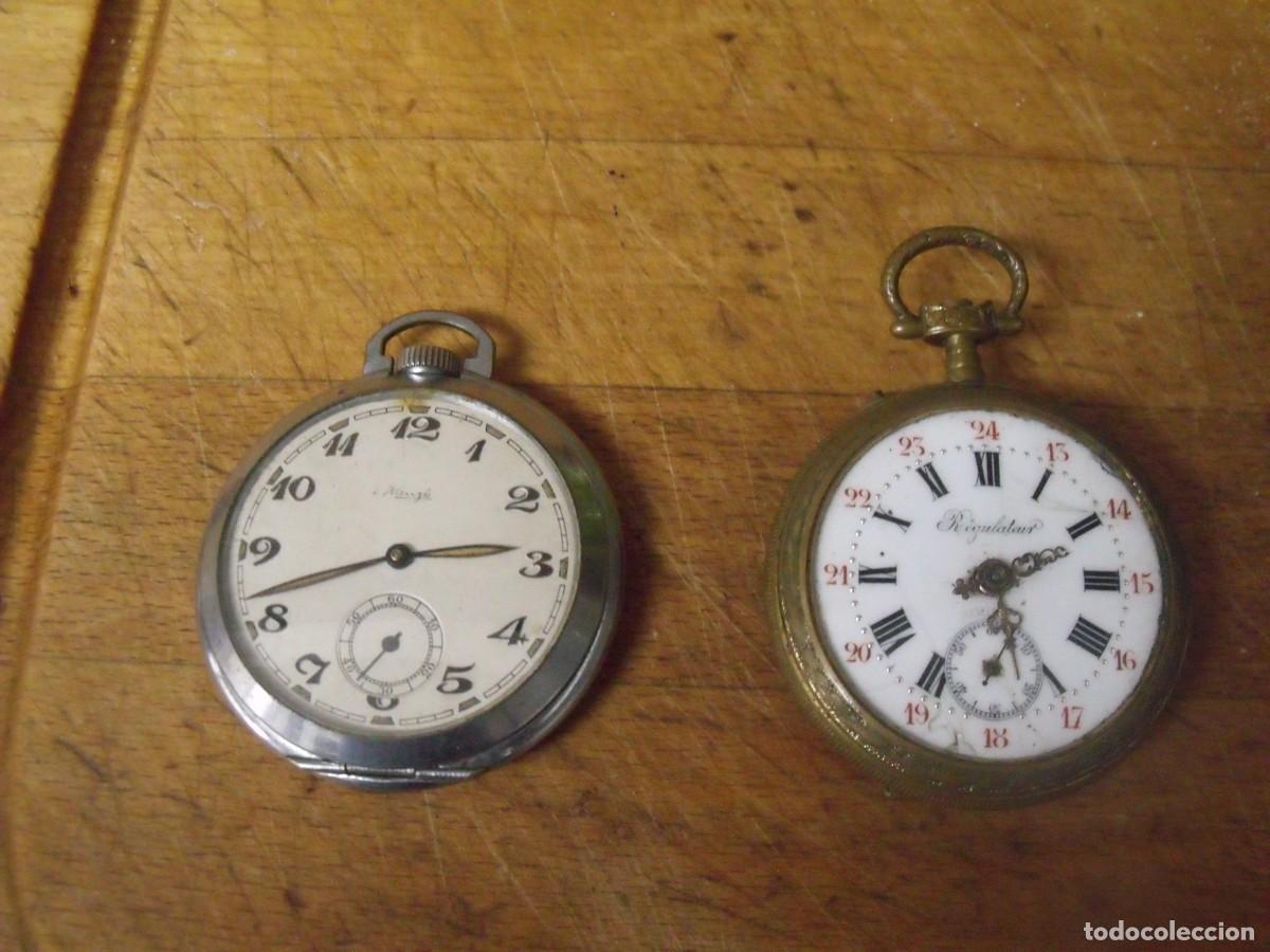 Relojes de bolsillo: 2 antiguos relojes de bolsillo-a&ntilde;o 1920-lote 259-101