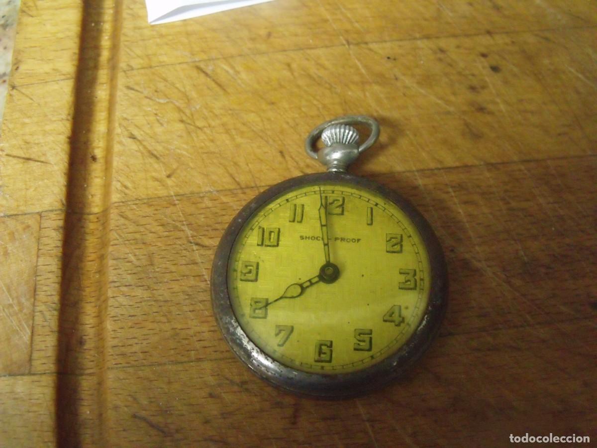 Relojes de bolsillo: ANTIGUO RELOJ BOLSILLO EN METAL-A&Ntilde;O 1930-LOTE 259-101-FUNCIONA