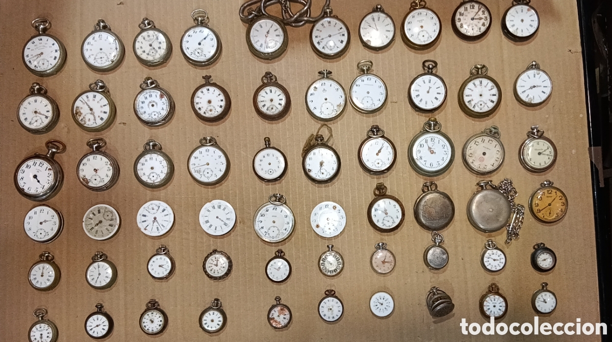 Relojes de bolsillo: GRAN LOTE RELOJES BOLSILLO RESTAURAR REPARAR