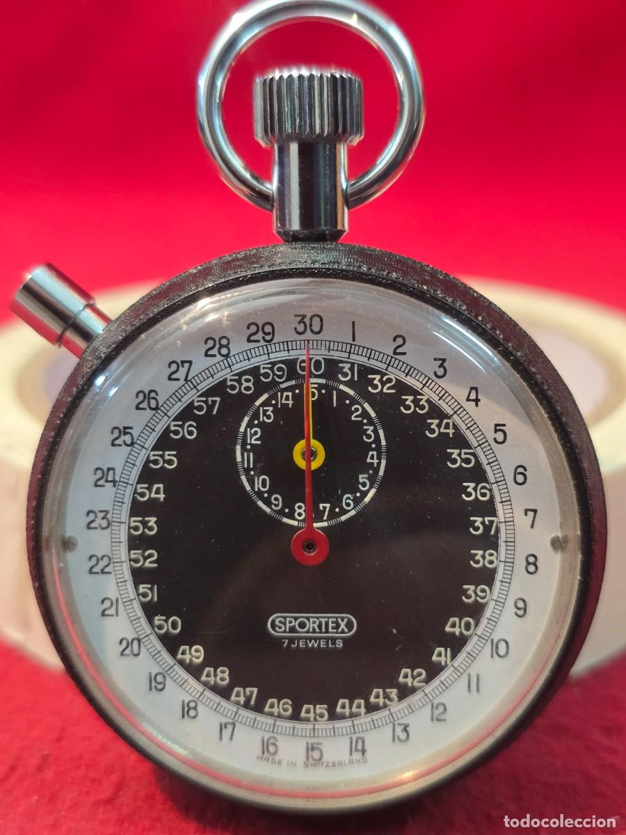 Relojes de bolsillo: RELOJ CRONOMETRO SPORTEX. FUNCIONA.