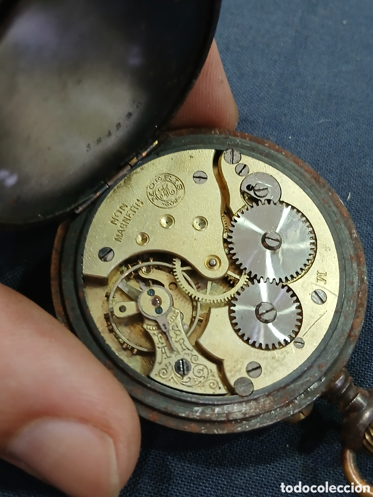 Relojes de bolsillo: Reloj de bolsillo Moeris. (L134) - Foto 5