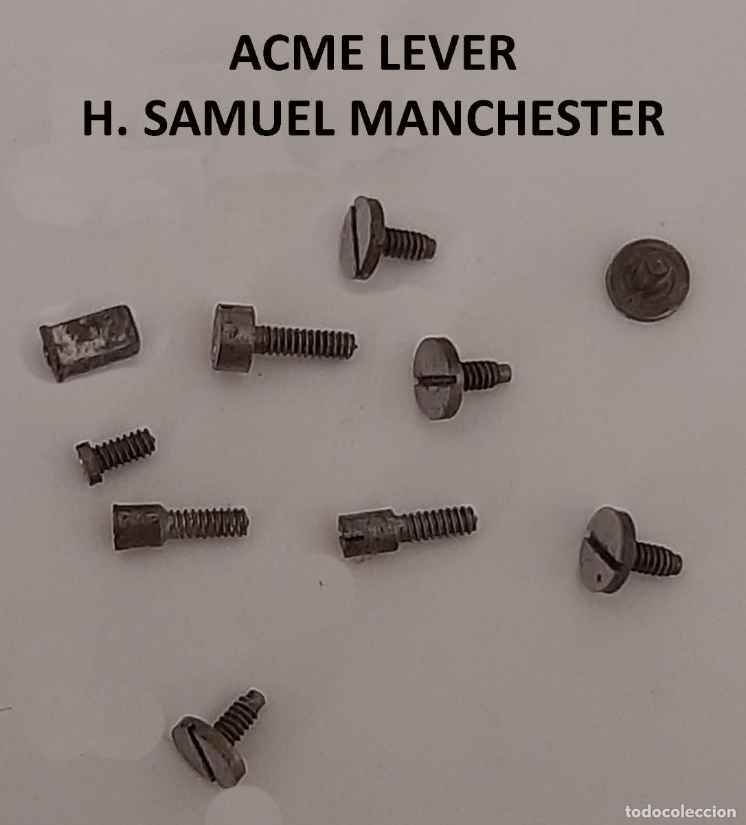 Orologi da taschino: Lote de Torniller&iacute;a y Peque&ntilde;o Hardware H. Samuel Manchester Acme Lever - Carga Manual / Bolsillo - X