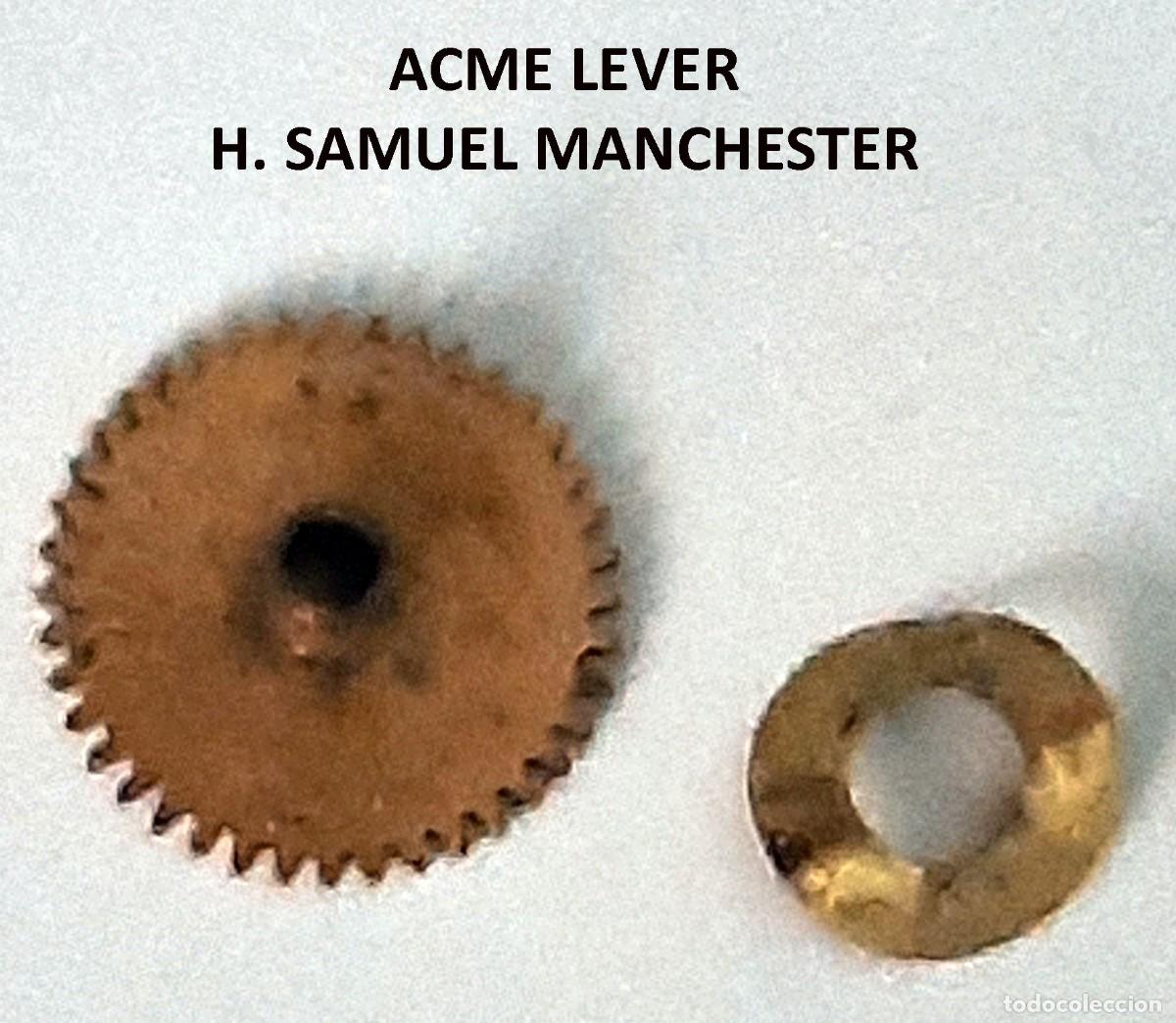 Taschenuhren: Rueda de Trinquete de Cubo / Cuerda y Arandela H. Samuel Manchester Acme Lever - Carga Manual / - X