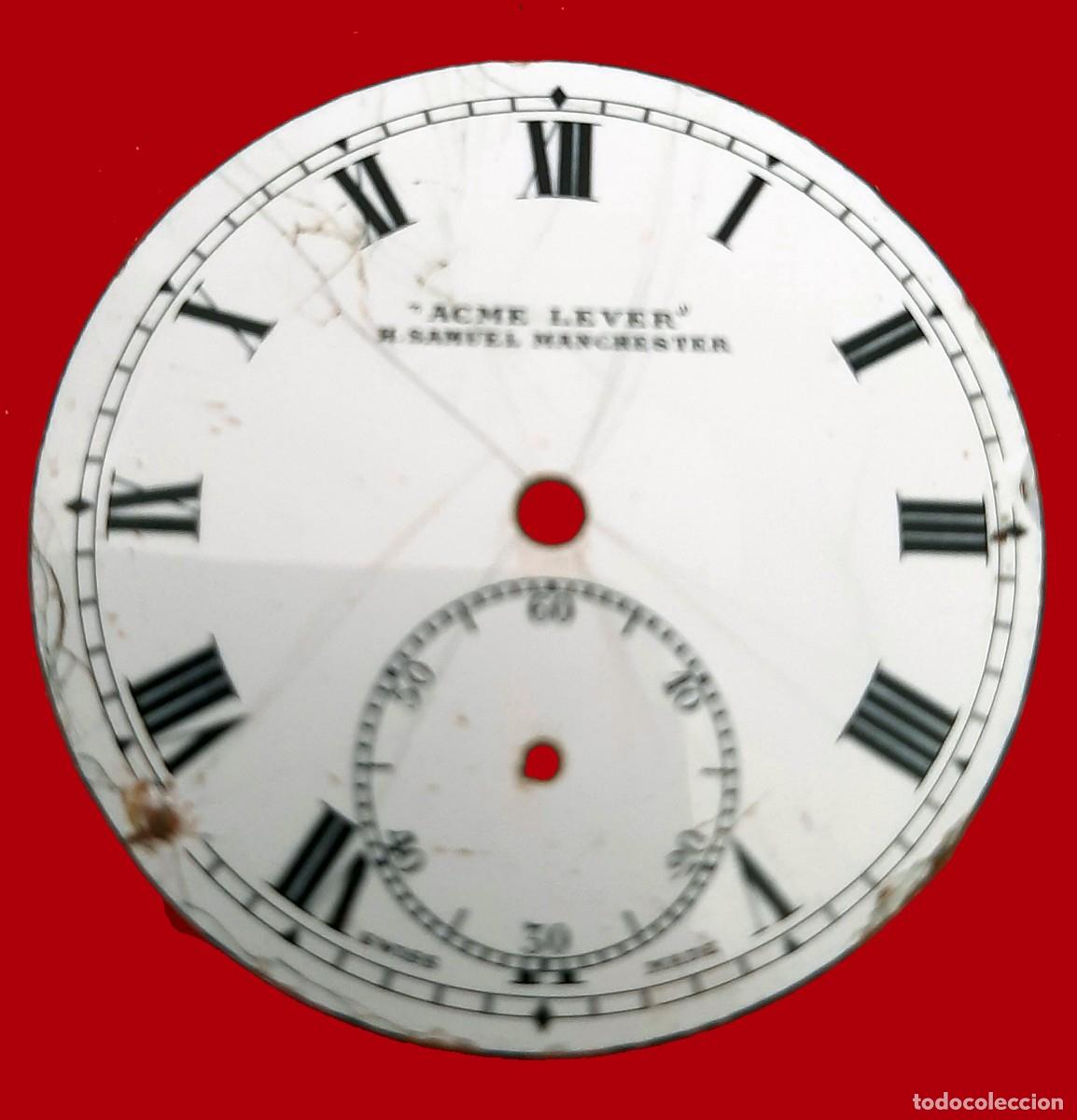 Orologi da taschino: Esfera de Esmalte H. Samuel Manchester Acme Lever - Reloj Carga Manual / Bolsillo - X