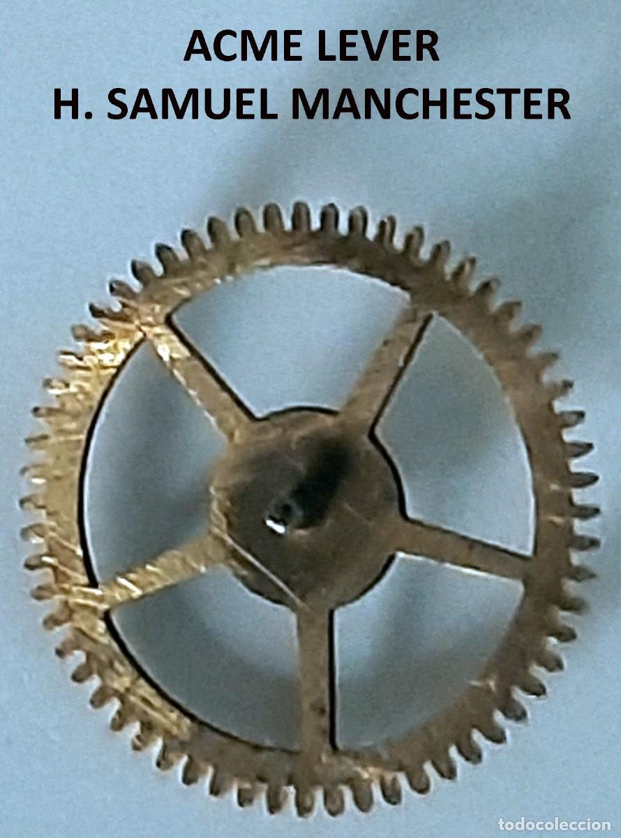 Orologi da taschino: Rueda Tercera / Media de Rodaje con Pi&ntilde;&oacute;n H. Samuel Manchester Acme Lever - Carga Manual / Bolsi - X