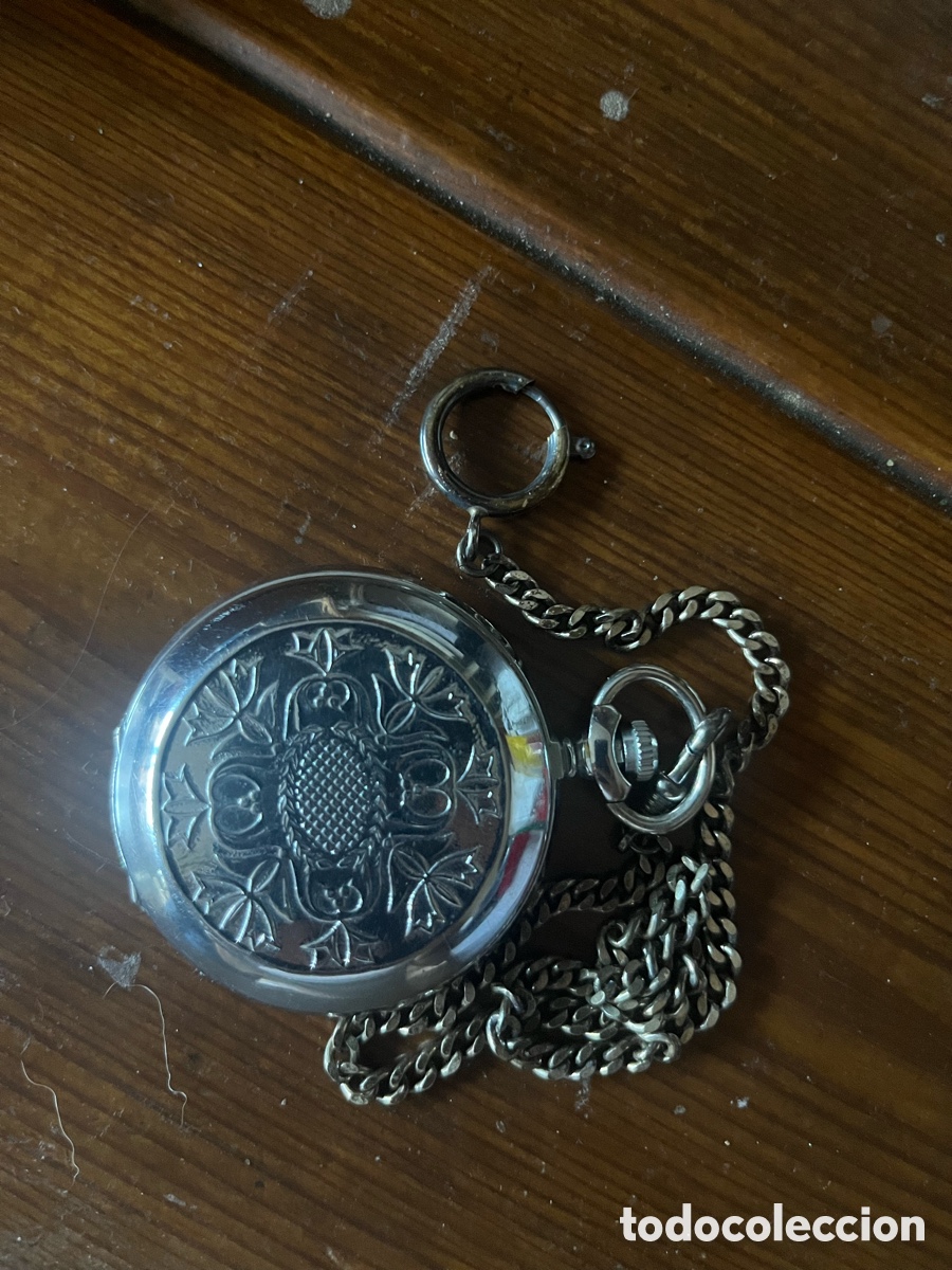 Relojes de bolsillo: Reloj de bolsillo estilo sovi&eacute;tico (Funciona perfectamente) - Foto 2