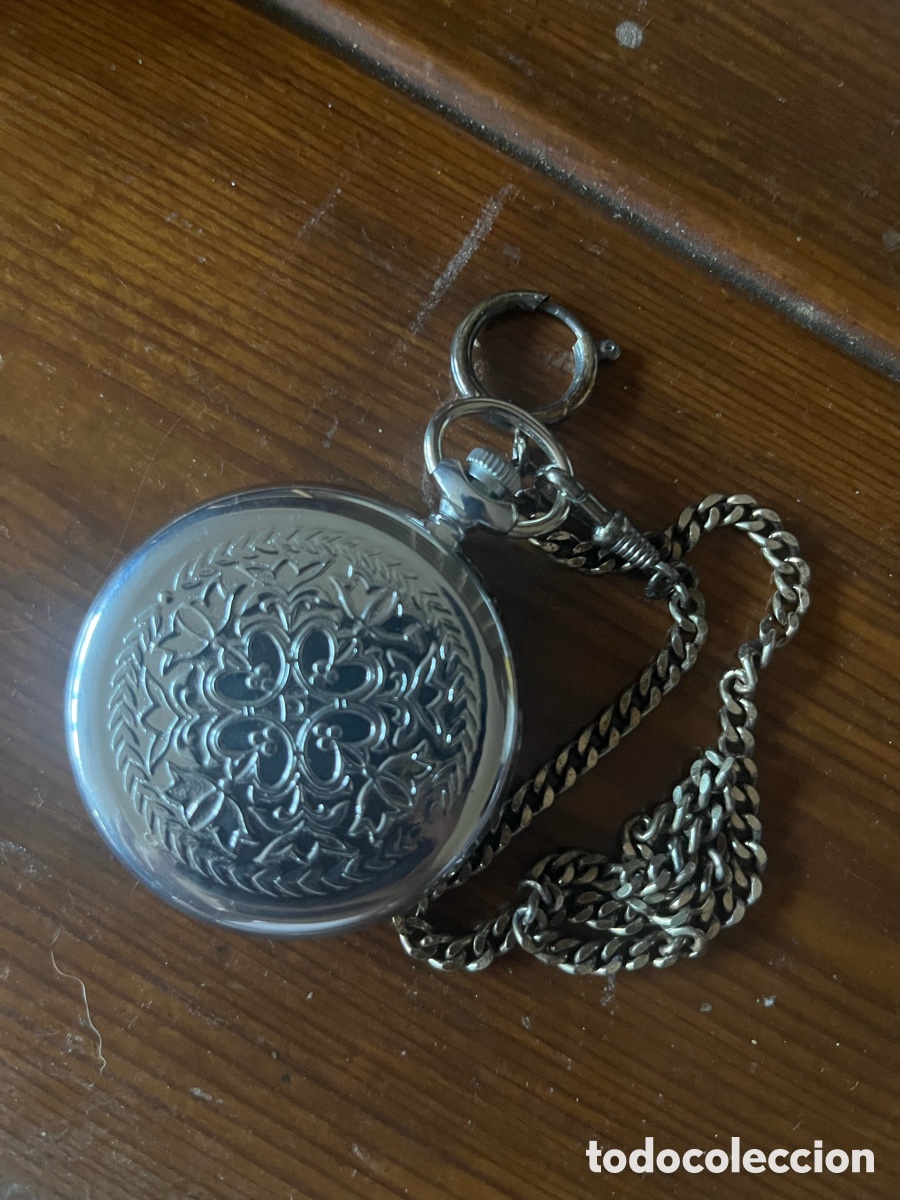 Relojes de bolsillo: Reloj de bolsillo estilo sovi&eacute;tico (Funciona perfectamente) - Foto 3