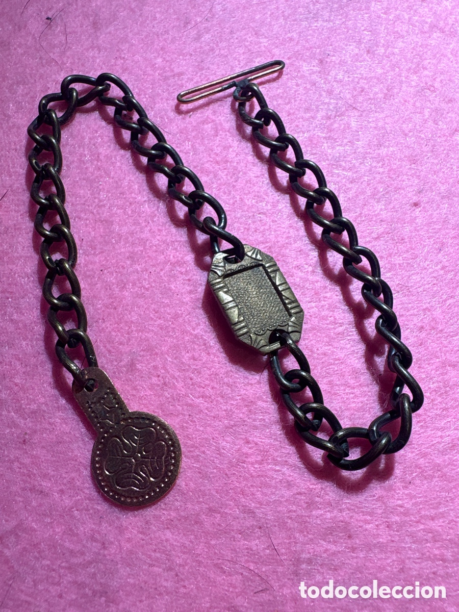 Montres de poche: Antigua leontina para reloj de bolsillo (A1)