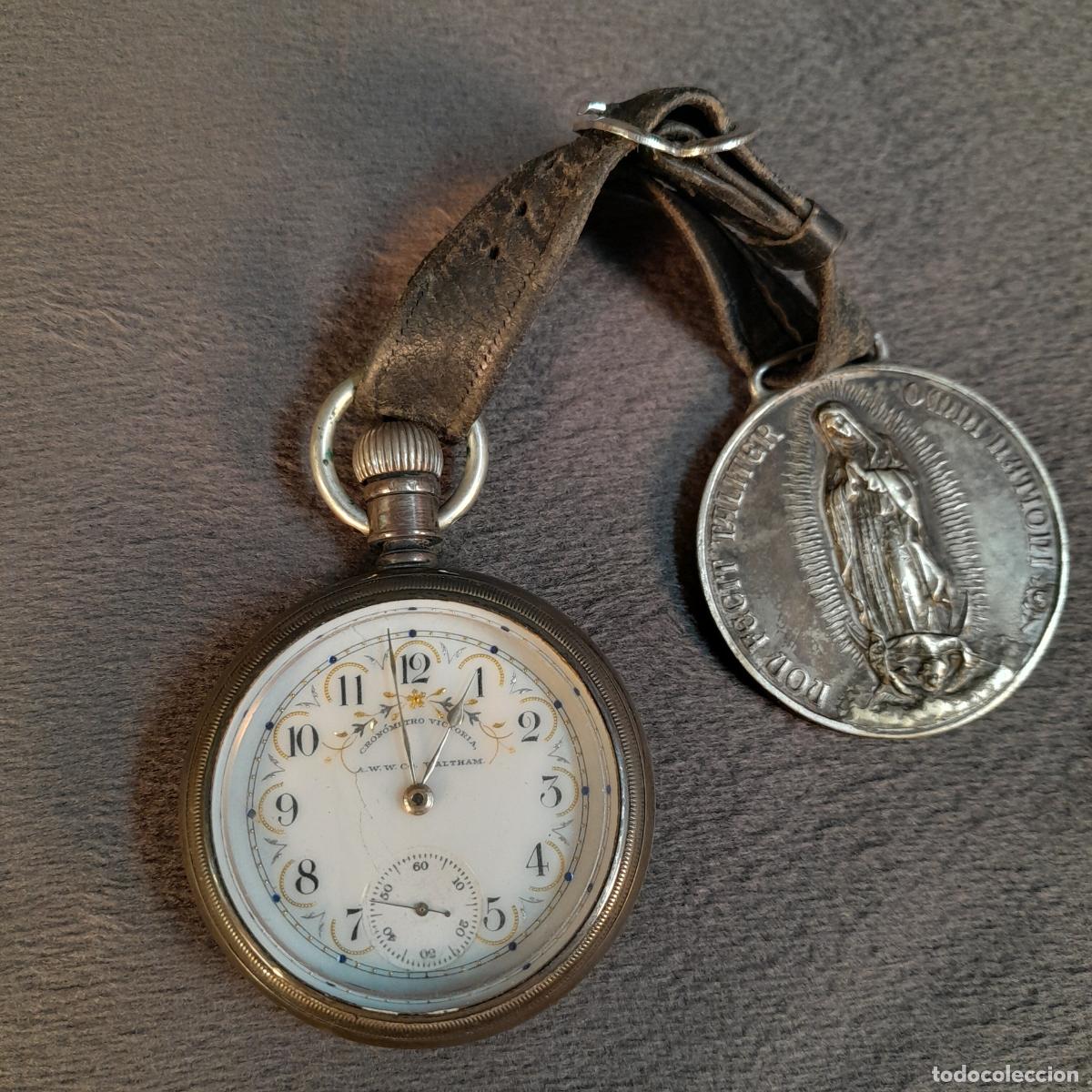 Relojes de bolsillo: R-478. RELOJ DE BOLSILLO Y MEDALLA. WALTHAM. 1952