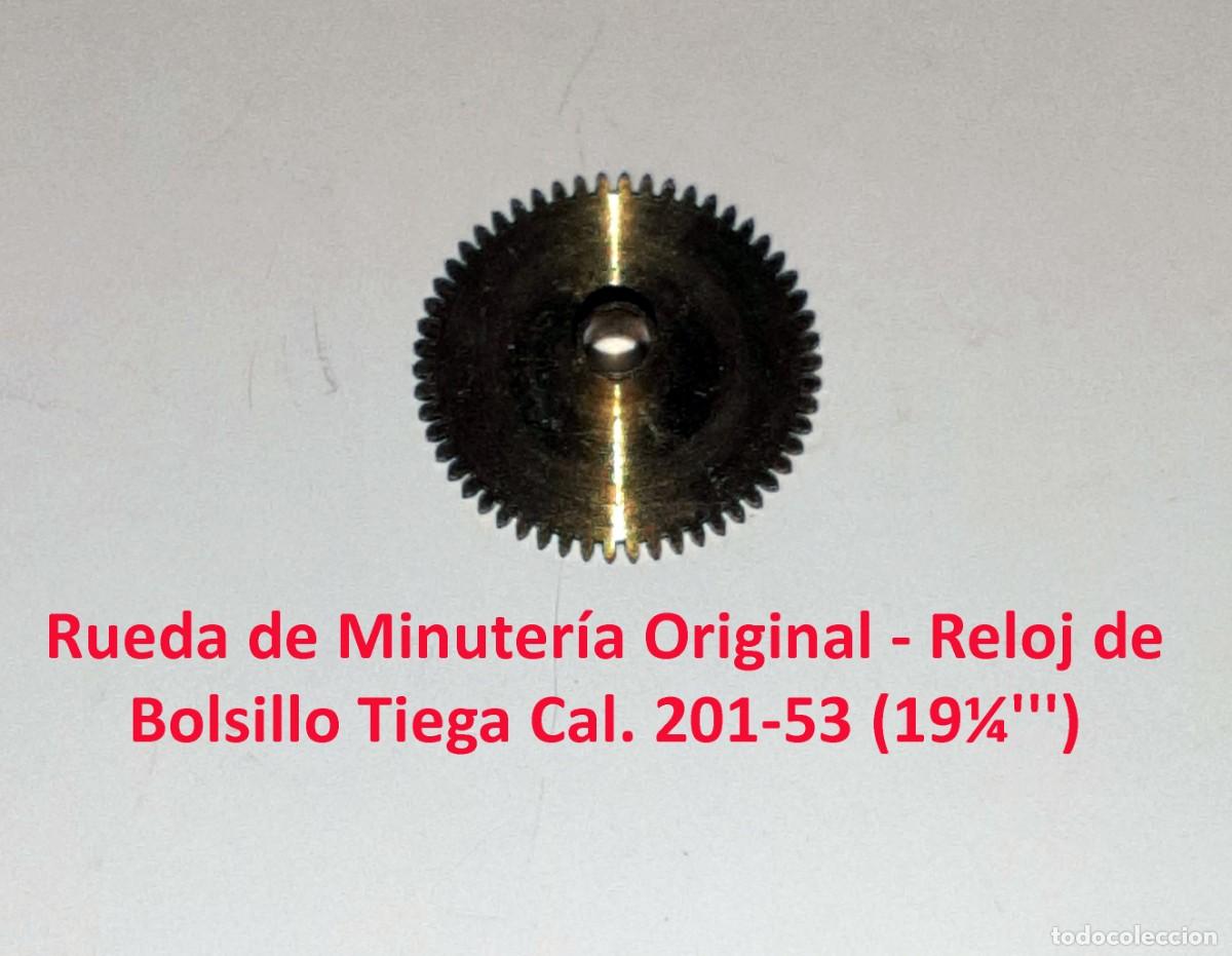 Orologi da taschino: Rueda de Minuter&iacute;a Original - Reloj de Bolsillo Tiega Cal. 201-53 (19&frac14;''') - X