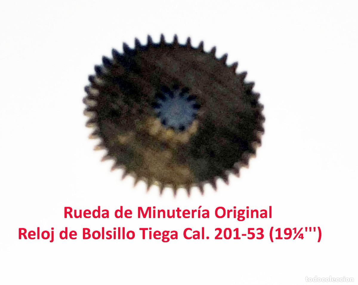 Orologi da taschino: Rueda de Minuter&iacute;a Original - Reloj de Bolsillo Tiega Cal. 201-53 (19&frac14;''') - X