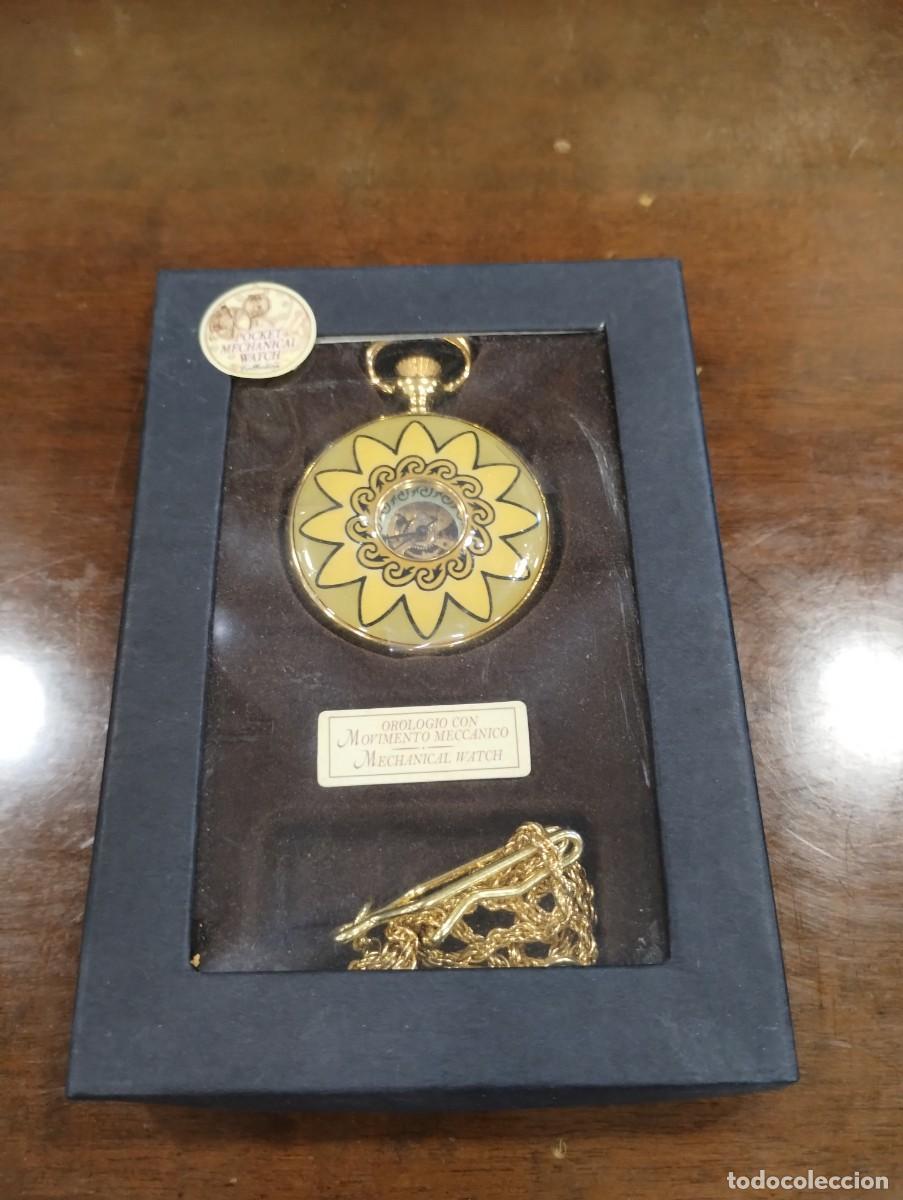 Relojes de bolsillo: Bonito reloj mec&aacute;nico de bolsillo nuevo
