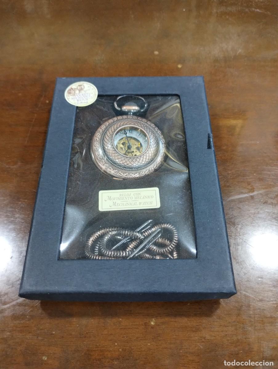 Relojes de bolsillo: Bonito reloj mec&aacute;nico de bolsillo nuevo