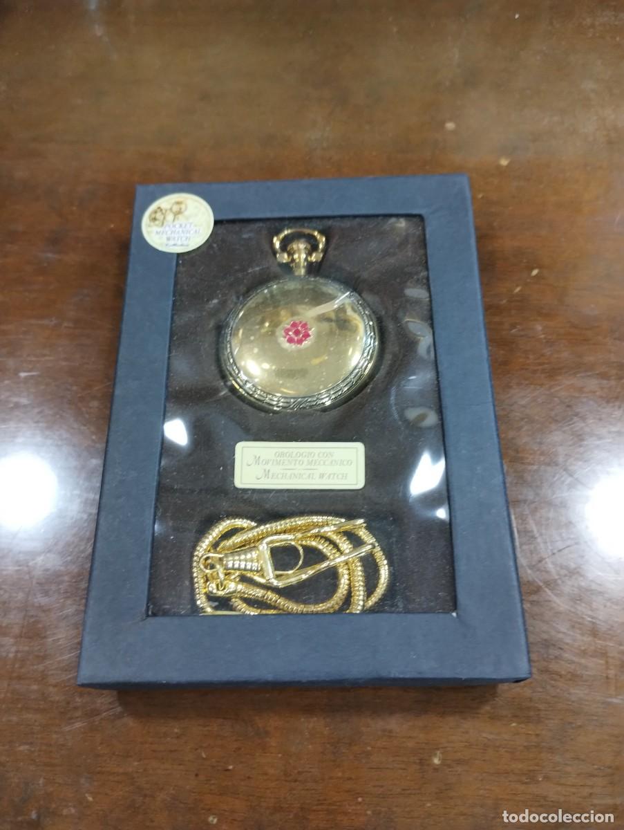 Relojes de bolsillo: Bonito reloj mec&aacute;nico de bolsillo nuevo