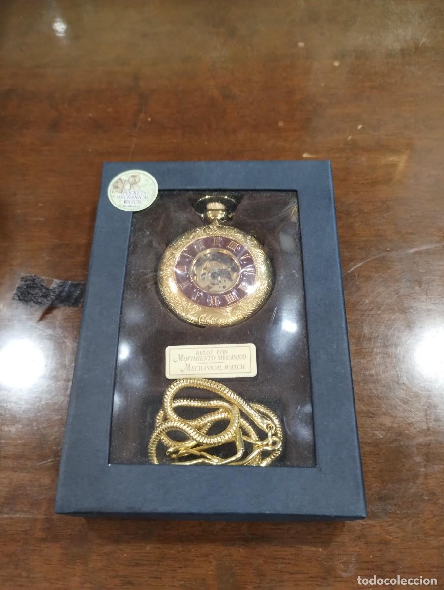 Relojes de bolsillo: Bonito reloj mec&aacute;nico de bolsillo nuevo