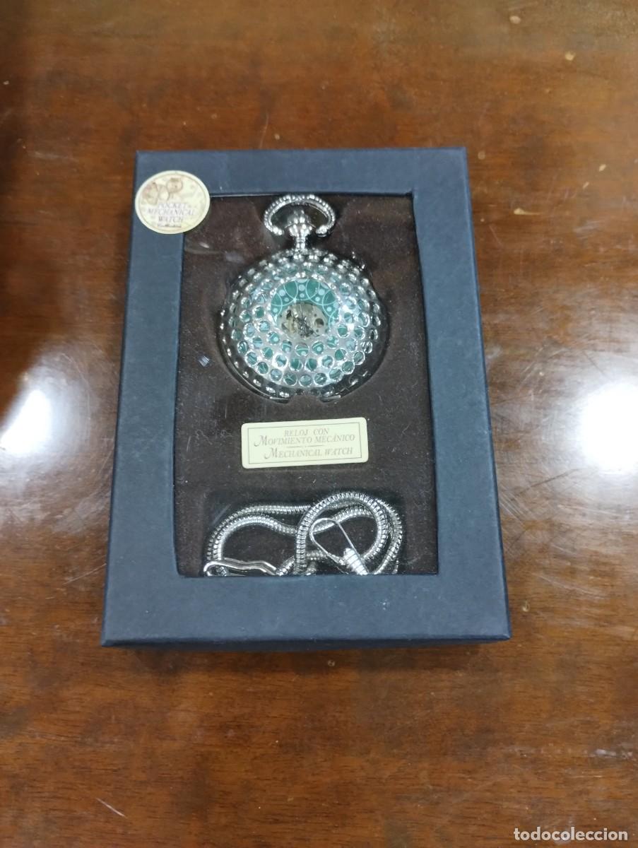 Relojes de bolsillo: Bonito reloj mec&aacute;nico de bolsillo nuevo
