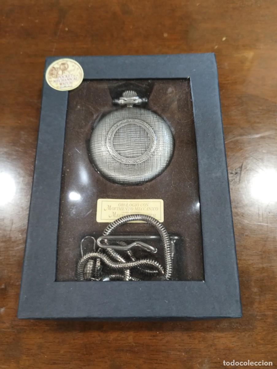 Relojes de bolsillo: Bonito reloj mec&aacute;nico de bolsillo nuevo