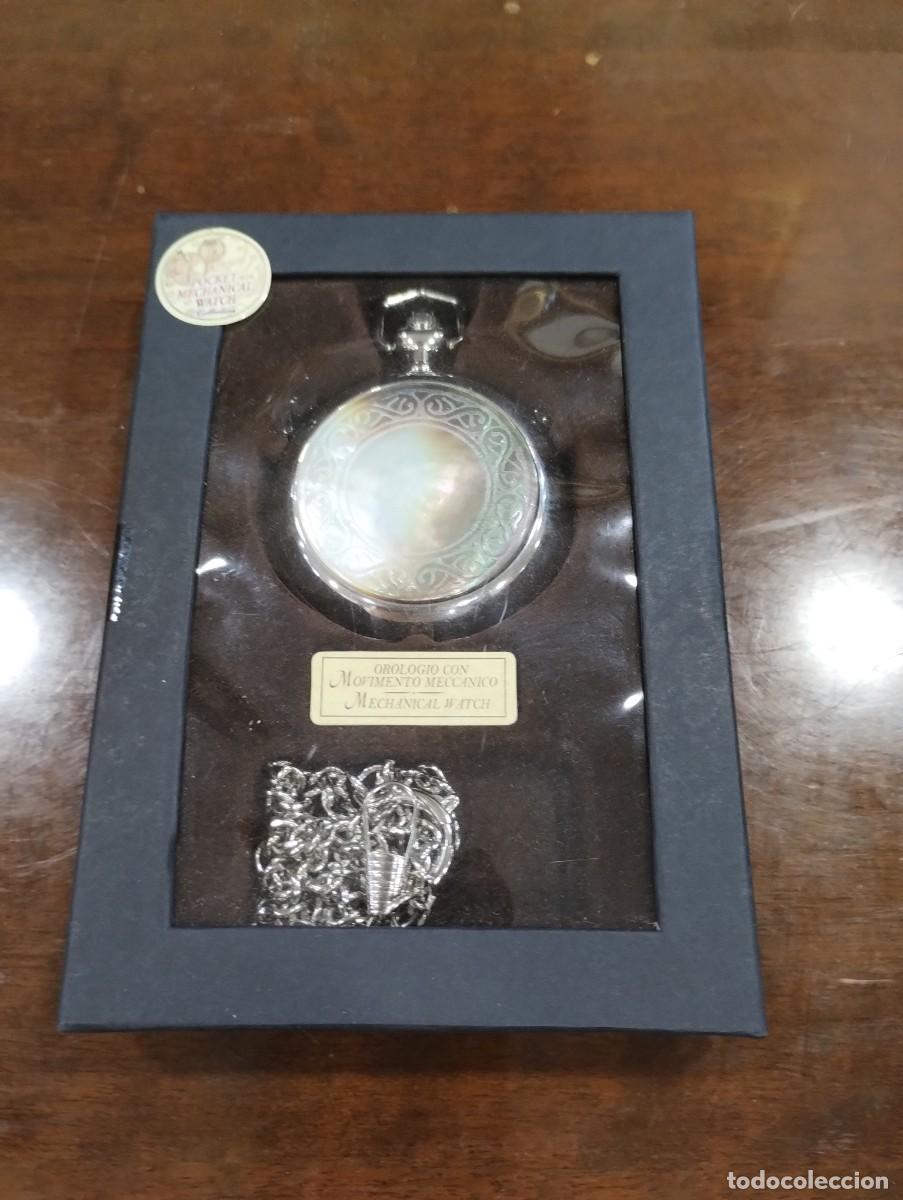 Relojes de bolsillo: Bonito reloj mec&aacute;nico de bolsillo nuevo