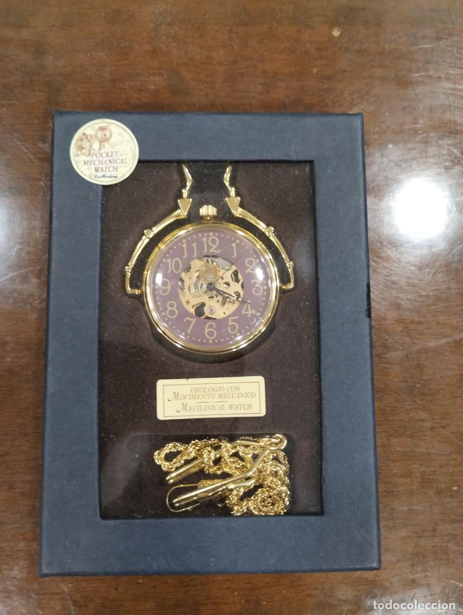 Relojes de bolsillo: Bonito reloj mec&aacute;nico de bolsillo nuevo