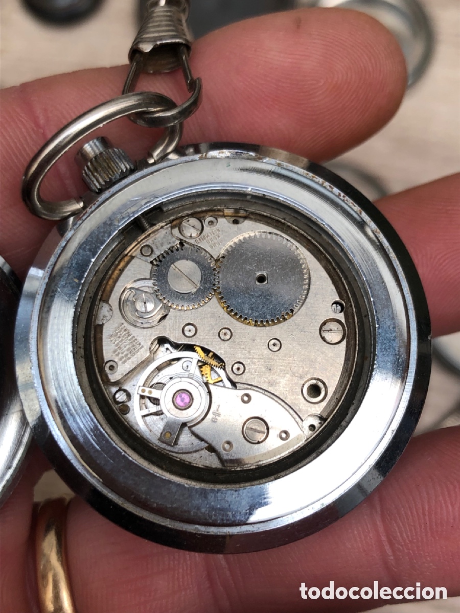 Relojes de bolsillo: Lote relojes bolsillo , biseles y tapas - Foto 4