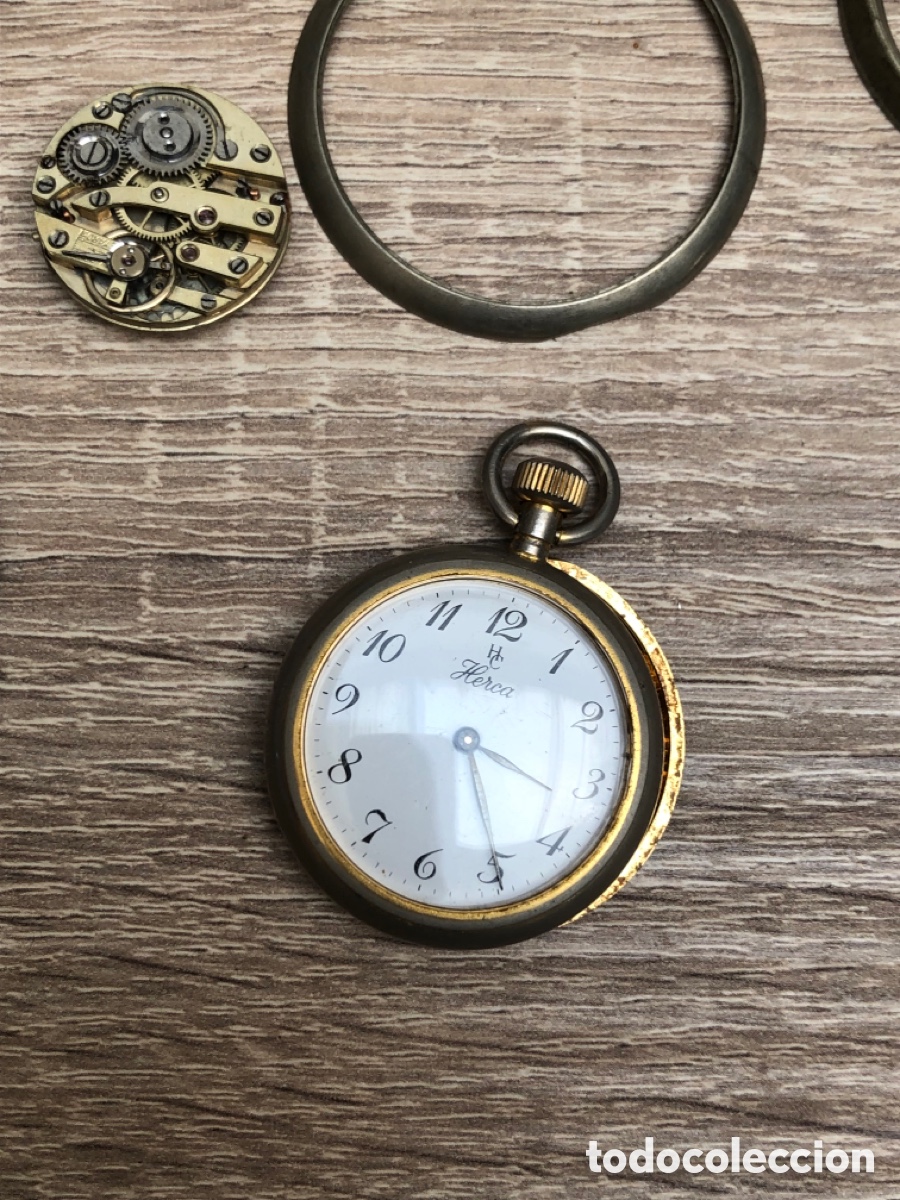 Relojes de bolsillo: Lote relojes bolsillo , biseles y tapas - Foto 15