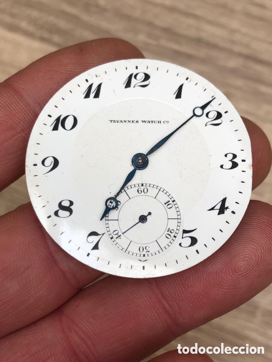 Relojes de bolsillo: Calibre reloj bolsillo tavarnmes completo