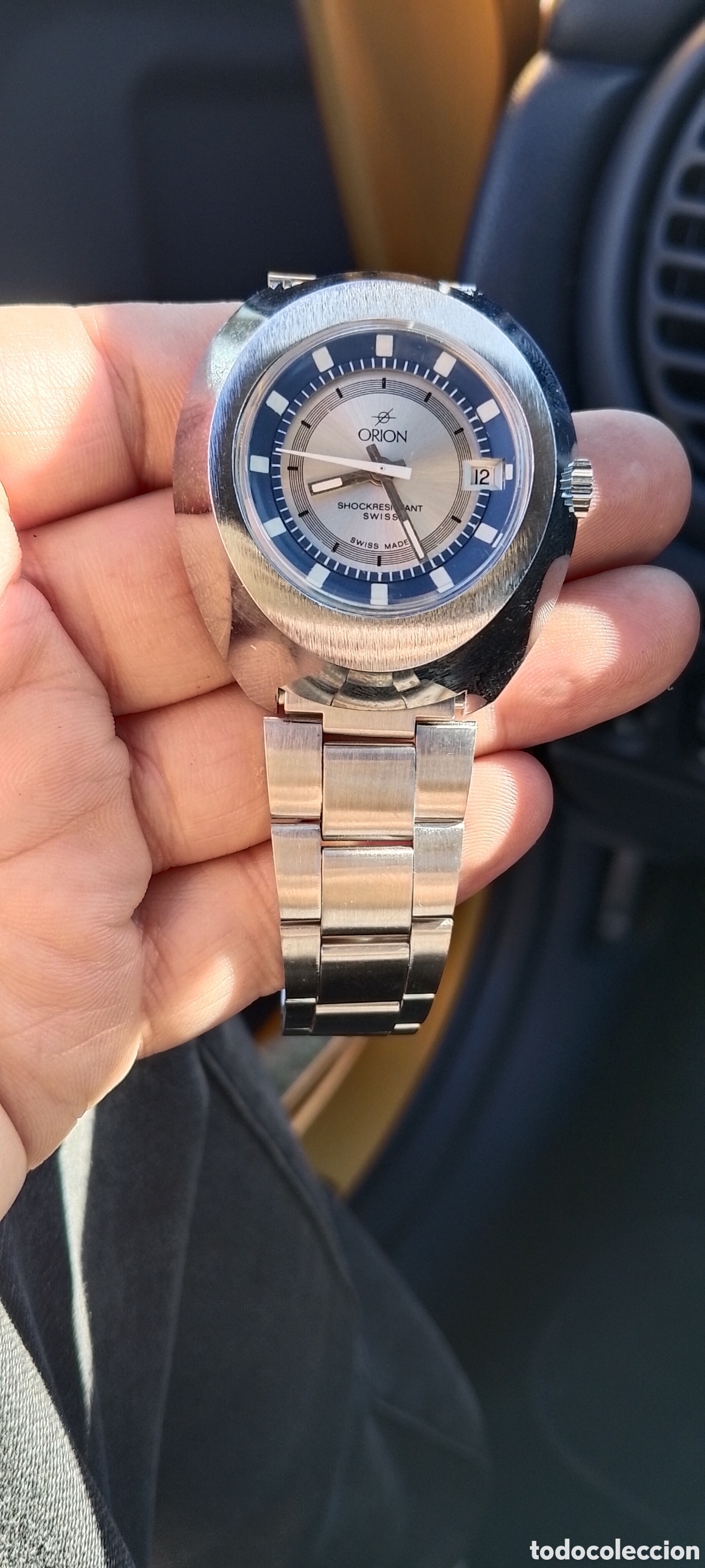 Relojes de bolsillo: Reloj Ori&oacute;n a&ntilde;os 70 de cuerda nuevo a estrenar