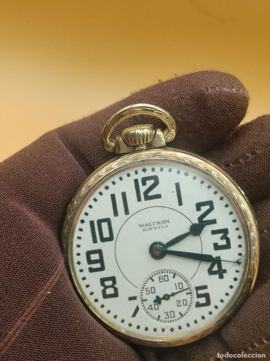 Relojes de bolsillo: Fabuloso Reloj de Bolsillo Waltham Riverside