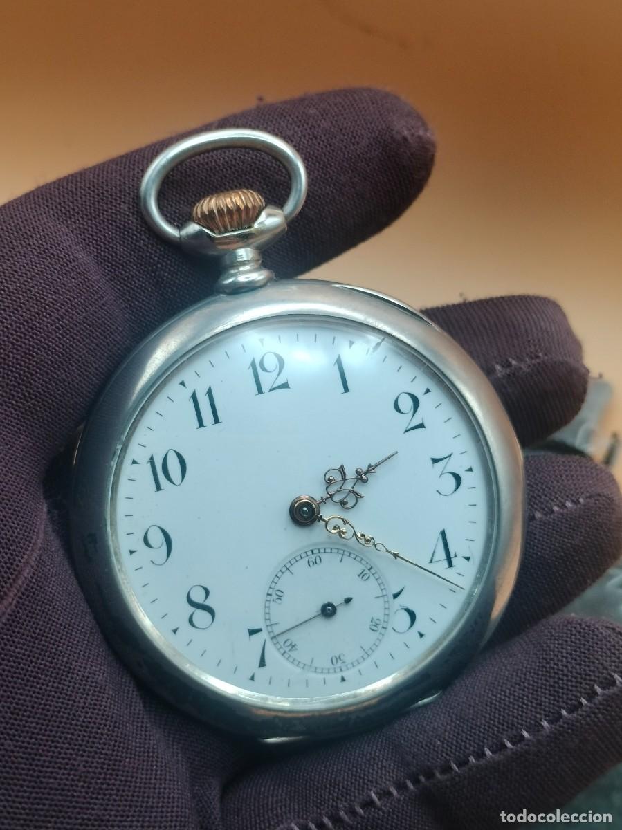 Relojes de bolsillo: : Espectacular Reloj de Bolsillo Zenith - Plata de Ley 800