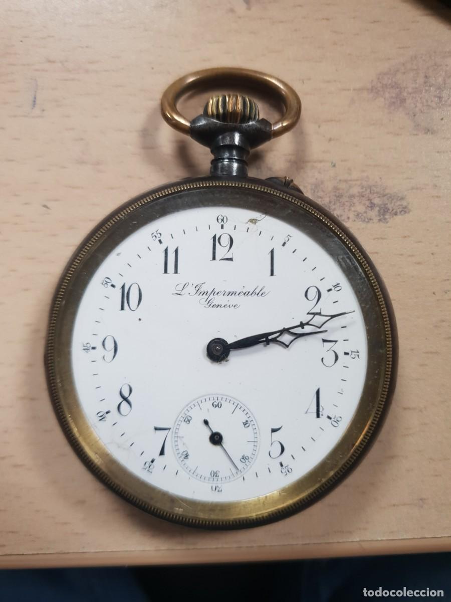 Relojes de bolsillo: Reloj de bolsillo impermeable arranca y se para