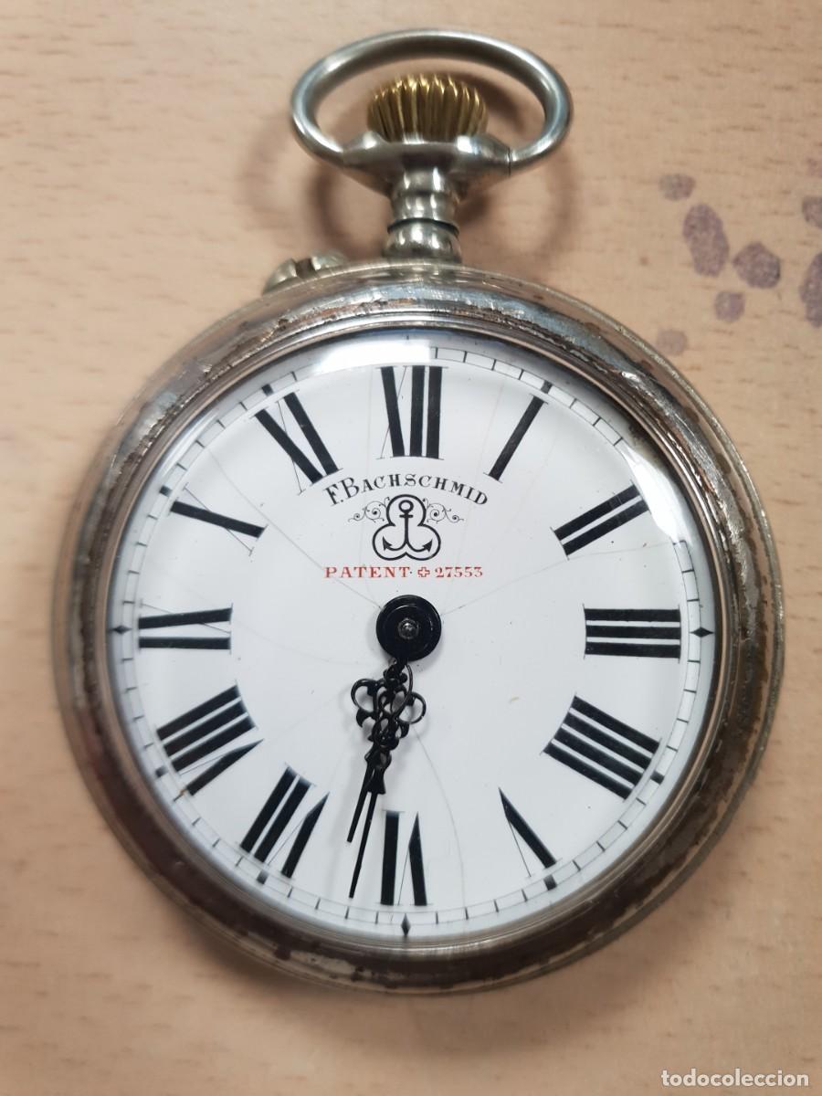 Relojes de bolsillo: Reloj de bolsillo roskopf de f. Bachschmid funcionando mod 27553