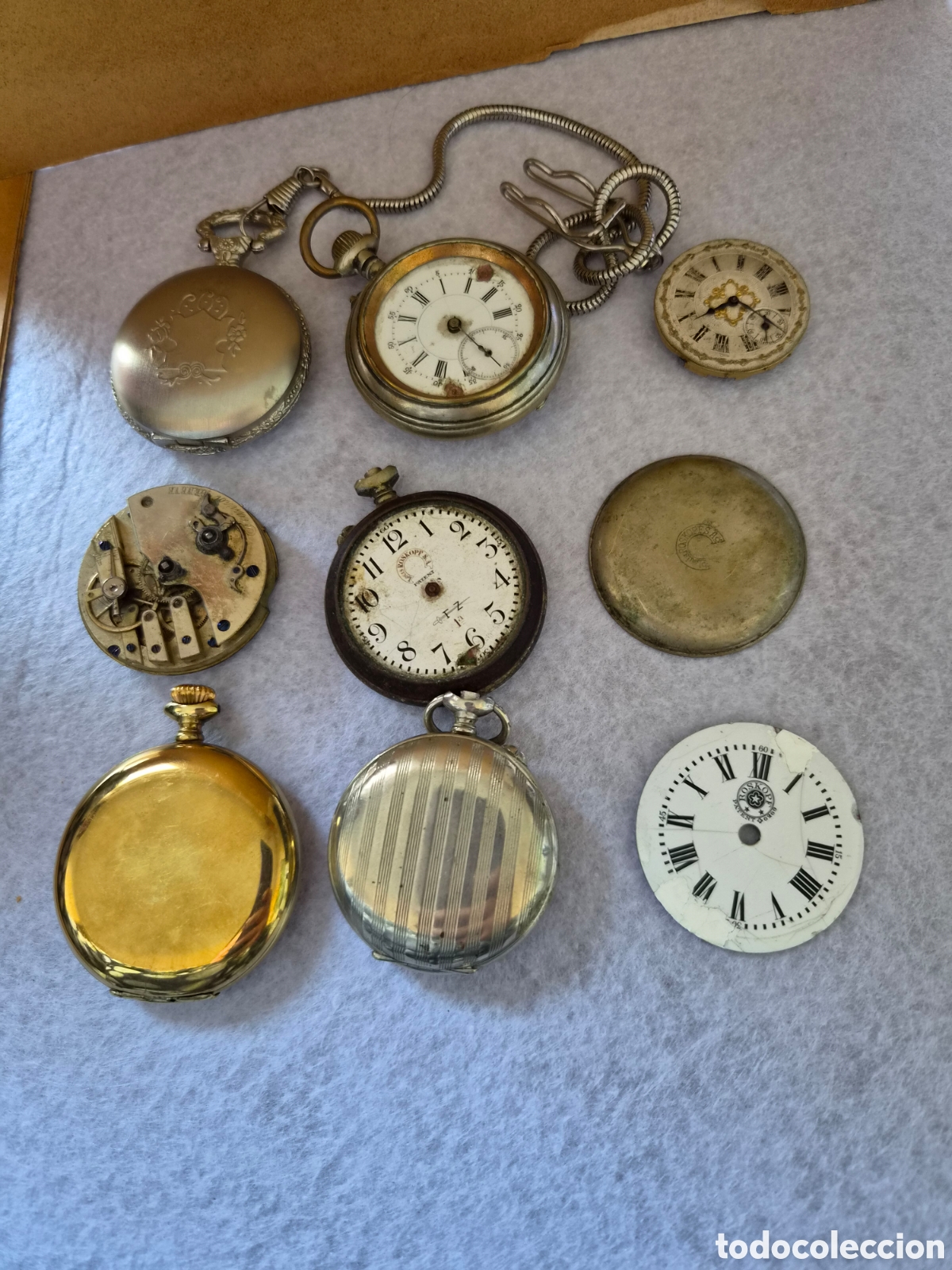 Relojes de bolsillo: Lote relojes bolsillo roskopf Terma. D1