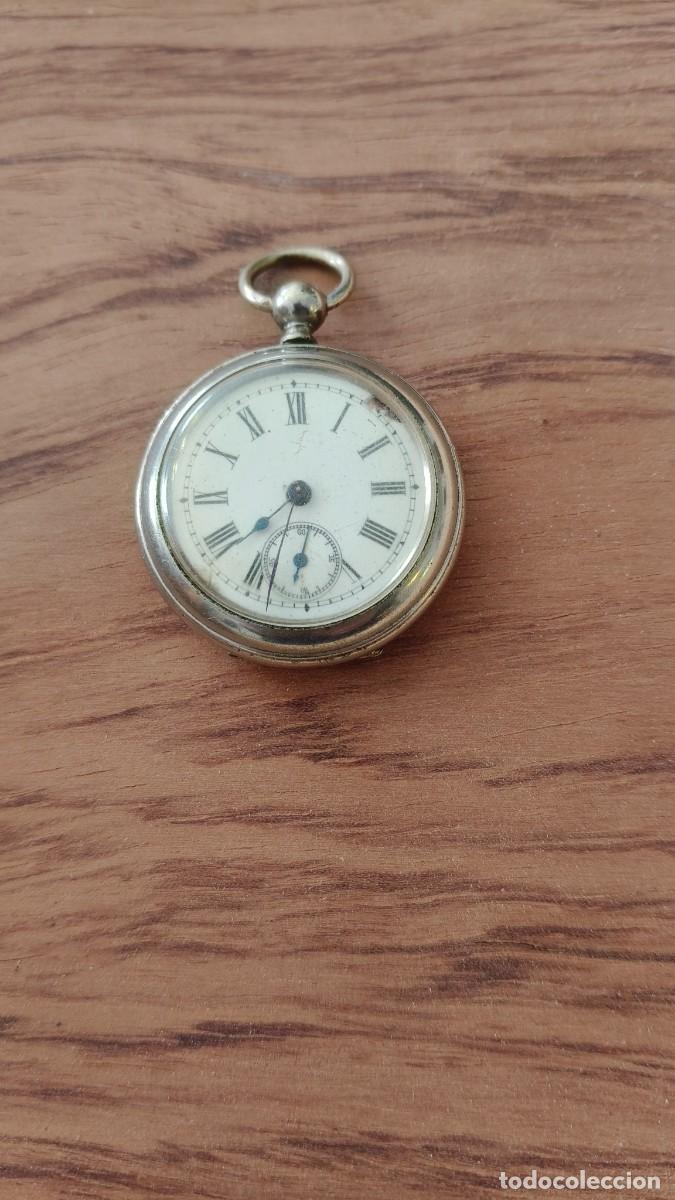 Relojes de bolsillo: Montre homme &agrave; gousset a clef argent fonctionne parfaitement 1900
