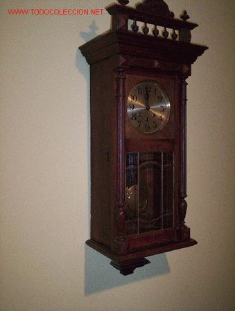 Relojes de pared: RELOJ DE NOGAL - Foto 3