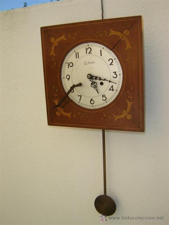 Relojes de pared: reloj de pared con marqueteria Le casaels - Foto 2