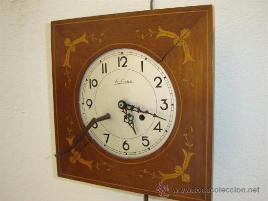 Relojes de pared: reloj de pared con marqueteria Le casaels - Foto 3