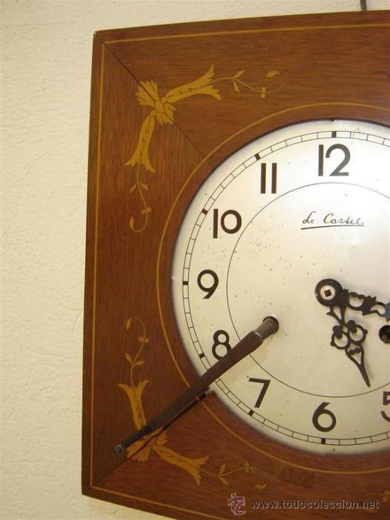 Relojes de pared: reloj de pared con marqueteria Le casaels - Foto 4