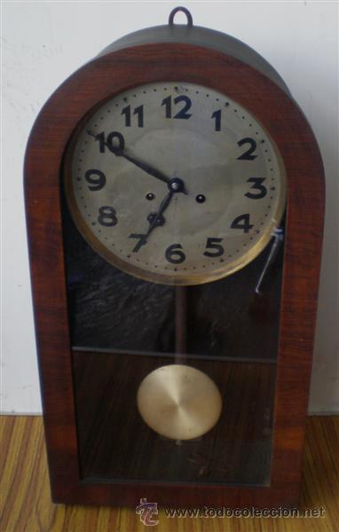 Relojes de pared: RELOJ DE PARED .. La caja de madera .. Sin polilla - Foto 1